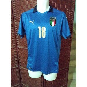 Puma Nicolo Barella Italy Soccer Jersey Mens Small Italia